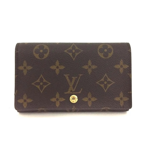 ❌SOLD❌ 💎Louis Vuitton Monogram Porte-Monnaie Tresor Wallet - Picture 3 of 14